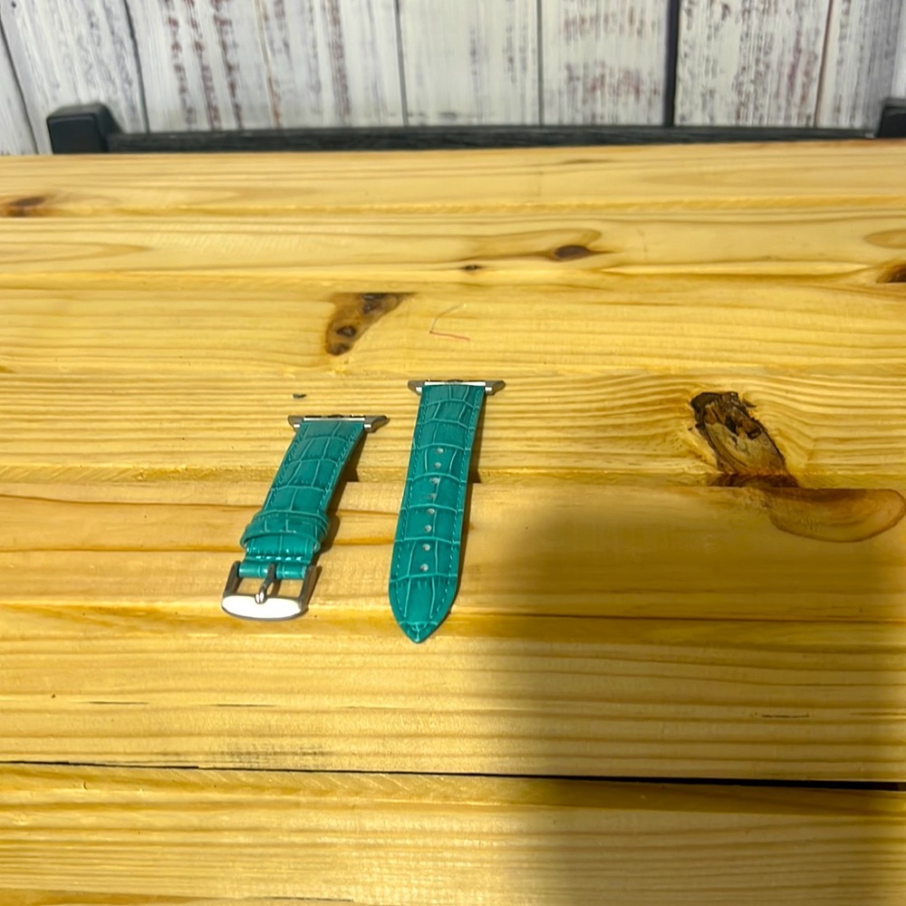 Ocean Croco Leather Band iWatch